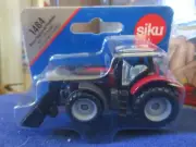 1:64 Siku 1484 Massey Ferguson with Front Loader Tractor RED