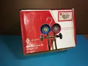 QE Quality DOUBLE Manifold Pressure Gauge High/ Low Pressure QM-410