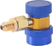 R134a Refrigerant Adapter | 1/4" Flares Ac Adapter | Compressor Replacement, Adjustable High Pressure and Low Pressure Fittings for Automotive
