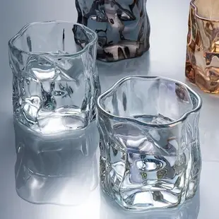 GIANXI Transparent Glass Mug Glacier Wine Whiskey Coffee Cup