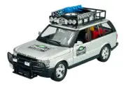 BBURAGO RANGE ROVER SILVER 1:24 DIE CAST METAL MODEL NEW IN BOX 18cm LONG