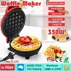 Mini Waffle Maker Non Stick Snacks Pancake Cake Breakfast Making Machine New OZ