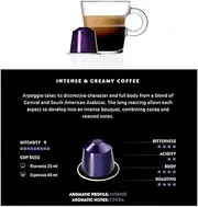 Nespresso Coffee 50 Pods Compatible with Original Line Machines Espresso Flavored Capsules Light/Medium/Dark Roast (All Flavors) (50x Firenze Arpeggio (Dark Cocoa))