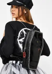 [Betsey Johnson] Can't Stop Coffin Backpack