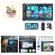 Double Din Car Stereo with Bluetooth: 7inch HD Car Multimedia Receiver – Car ...