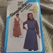 Vtg Simplicity 5227 Misses' Jumper Sewing Pattern Sz 18 UNCUT Factory-Folded