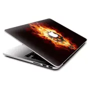 Skin Decals Wrap for MacBook Pro Retina 13" - Fire Skull in Flames