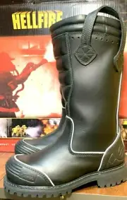 THOROGOOD MEN SIZE 5 M WATERPROOF COMPOSITE TOE FIREFIGHTING BOOT 804-6369