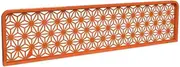 Dividers for Dining Areas,Desk Divider,Iron Countertop Screen,Restaurant Countertop Screen Partition Divider for Desk Restaurant Bars(Orange,60x30cm/23.62x11.8in)