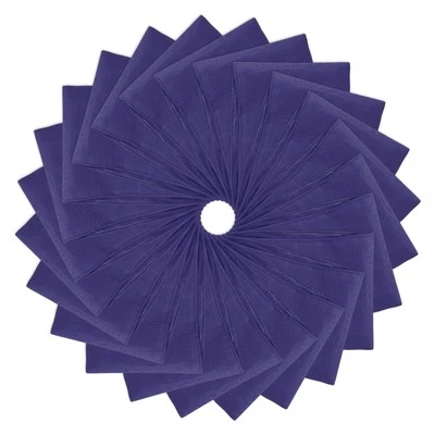 24Pcs 21"x21" Large Solid Color Bandanas Bulk Blank Head Bandannas Navy Blue