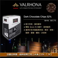 在飛比找完美烘焙材料坊優惠-《分裝》法國法芙娜 Valrhona：耐烘焙黑巧克力水滴【5