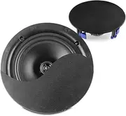 PD NCBT6B Black Wireless Bluetooth Ceiling Speakers - 6.5-Inch Active Bluetooth Ceiling Speaker System with Amplifier - Easy to Install Home Audio System
