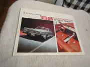 1965 Oldsmobile Rocket Sports Models New Car Sale Brochure NOS Main Sales Canton