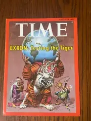 Time Exxon Reprint of Cover and Article. Exxon: Testing the Tiger. 1974