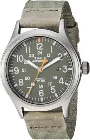 Timex Men's Expedition Scout 40mm Watch Green/Green/Titanium