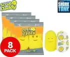 4 x 2pk Scrub Daddy Dish Daddy Soap Dispensing Dish Wand Refills..(total 4pack)