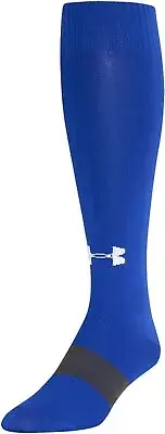 UNDER ARMOUR UA SOCCER SOCK Over-The-Calf Men 9-12.5 Royal Blue Large #U4485P1