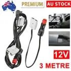 For Waeco 12V Lead 10A Fridge Cable Cord 3 Meter Replacement Anderson Style Plug