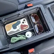PIMCAR Center Console Organizer Compatible with Honda CRV 2023 2024 2025 2026 Accessories CR-V Hybrid Sport Armrest Tray ABS Plastic Material Insert Divider Storage Box