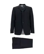 Thom Browne Super 120s Curved Hem Suit 1,3 Black