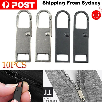 10X Zipper Removable Pull Tab Replacement Luggage Extension AU Premium Quality