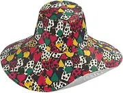 [Yoogain] Cheetah Skin Print Texas Hold'em Foldable Shade Hats for Women for Outdoor Decorative Fashion Hats for Curly Hair Women Elegant Gorra para Mujer, Cheetah Skin Print Texas Hold'em, One Size