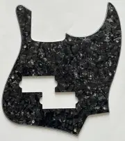 For Fit Fender Top Jazz Bass With PB Pickup Style Guitar Pickguard Black Pearl