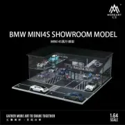 Diorama 1:64 Car Garage Model LED City Car Showroom Scene Display Building Model