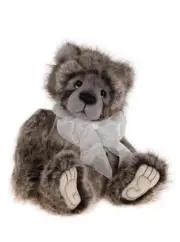 Charlie Bears - Grumbles Plush Teddy Bear Fluffy Collectable Soft Embroidered