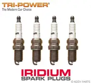 IRIDIUM SPARK PLUGS - for Mazda E1800 Van 1.8L EFI (F8 engine) TRI-POWER