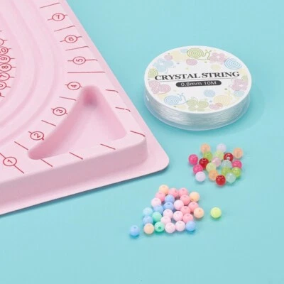 Bead Board Design Beading Board Tray DIY Craft Tool U-Shaped Channels for Girl