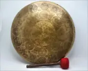 18 inch Special hand-carved Gong bell, Tibetan gong bell, home and living