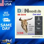 Dan Models 35318 Cow skull. Set 4 pcs. 3D printing, scale model kit 1/35