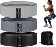 Fabric Resistance Bands for Working Out Elastic Exercise Band Squats Fabric Exercise Bands for Legs and Butt Pilates,Yoga,Male and Female Fitness Resistance Bands