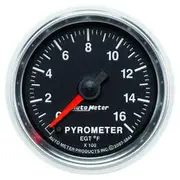 Autometer GS Pyrometer Kit Electric - 1600 F, 2 1/16 Inch, Full Sweep, AU3844