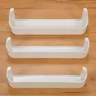 3Pcs Freezer/ Upper/ Bottom White Refrigerator Door Shelf Kit For 29325760166