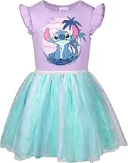 [Disney] Raya and The Last Dragon Little Mermaid Frozen Nightmare Before Christmas Girls Tulle Dress Toddler to Big Kid