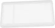 Angoily Coin Storage Container Clear Coin Holder with Capacity for Stamps Business Cards Items Moisture Resistant Organizer Box for Efficient