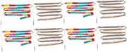 Kisangel 2sets Performance Ribbons Streamers for Gymnastics Sturdy and Easy to Swing 4pcs*2