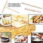 1/2X DIY Kitchen Tool Wood Spreader Stick Rake Crepe Maker Pancake Pita Batter