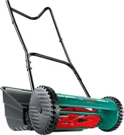 New Manual Hand Push Cylinder Lawn Mower, 38 cm, with Grass Catche - AU