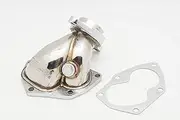 Autobahn88 Stainless Steel Exhaust Dump Turbo Outlet + Turbo Gasket, compatible with Mitsubishi Lancer Evolution EVO 7 8 9 CT9A 4G63