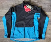 GORE Wear NWT R3 WINDSTOPPER CLASSIC Cycling Running Jacket SZ M Black/Blue