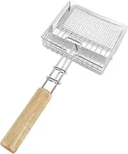 Oreilet Cat Litter Scoop, Long Handle Metal Fine Holes Pooper Scooper for Cats Dogs, Litter Shovel Box Scoop Poop Sifting, Kitten Scooper Deep Shovel, Non Stick