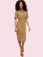 sunny bloom shirtdress