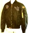 NEW WITH TAGS, TOP GUN, NEW YORK CRAFTED, LARGE, ZIP FRONT, BOMBER JACKET