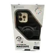 Popcase iPhone 12 Pro Max Slide MagSafe - MagSafe Smoke Black Clear ProMax