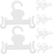 VILLFUL Shoe Display Hooks 10pcs Hanger Hooks Space Saver Plastic Hangers for Slippers Sneakers Shoes Drying Rack