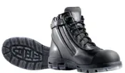 REDBACK L/Z COBAR SAFETY TOE BLACK KIP ZIP SCUFF USCBZS
