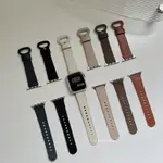 圓尾鈕扣 APPLE WATCH 皮革錶帶 ｜APPLE WATCH 皮革錶帶 O'CLOCK STUDIO